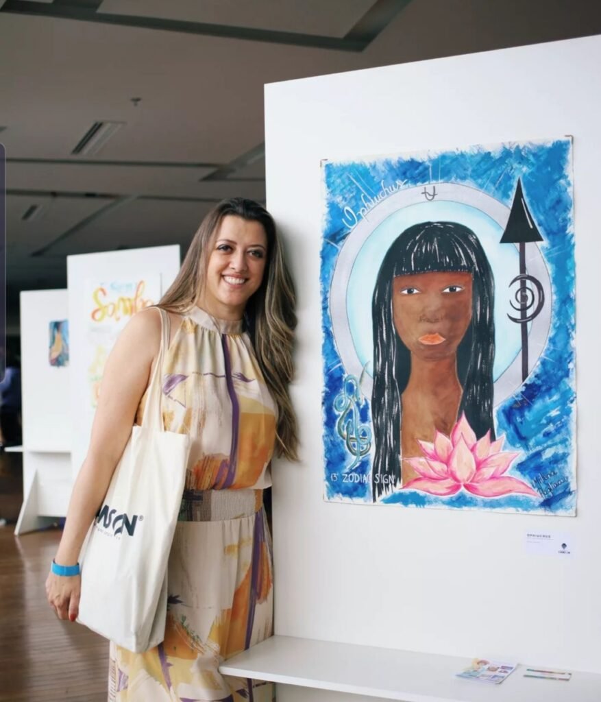 Milena Pagliacci, artista e ilustradora que utiliza a arte para estimular a criatividade das crianças