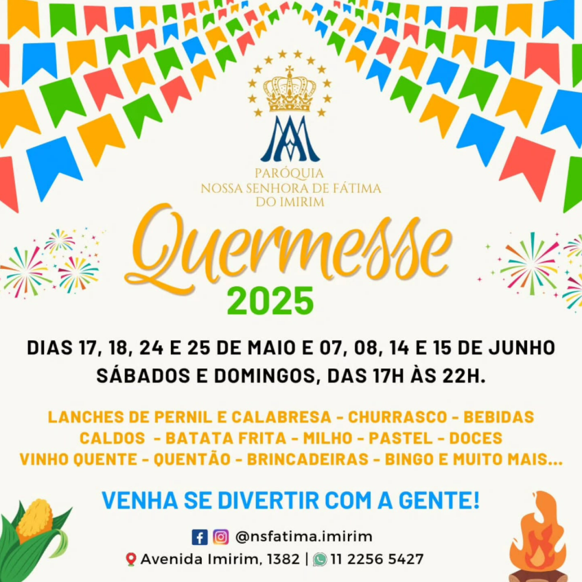 Quermesse junina no Imirim, região da ZN