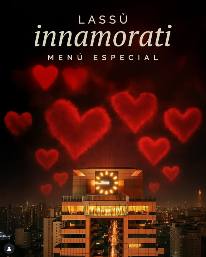 Restaurante giratório em são paulo tem cardápio com menu especial para o dia dos namorados