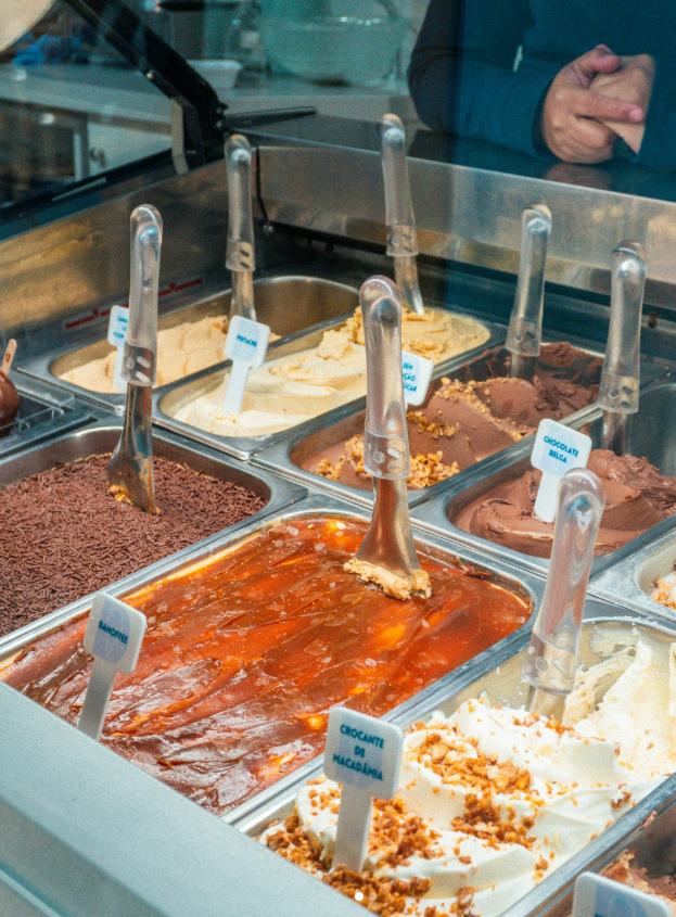 Dezato Gelato é uma opção de gelateria que faz parte da gastronomia na Augusto Tolle