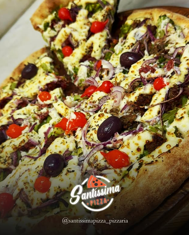 Santíssima Pizza é um ótimo lugar para aproveitar a gastronomia na augusto tolle em santana