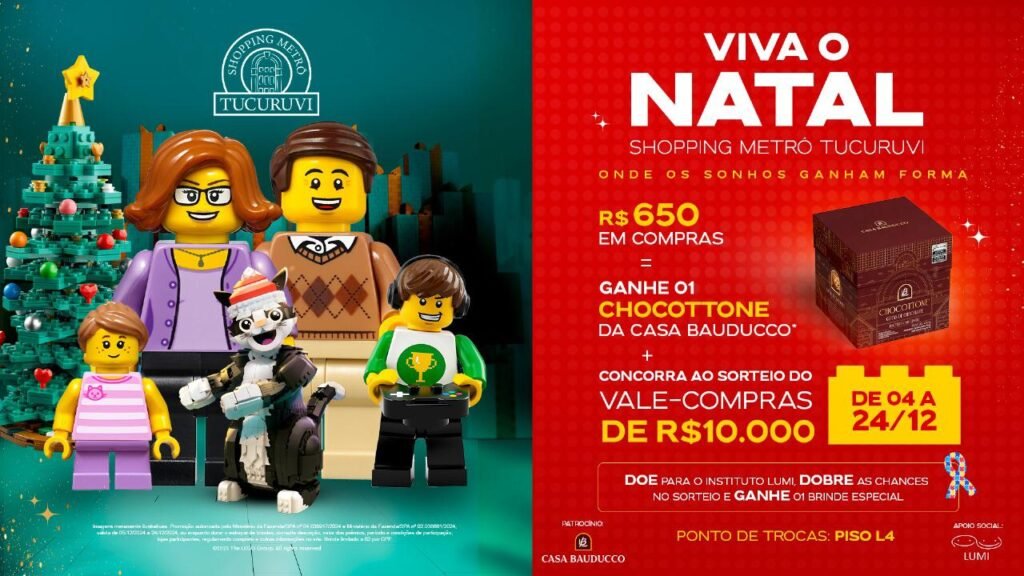 Promoção de natal no shopping metrô tucuruvi