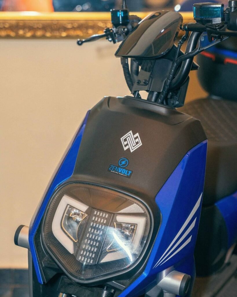 Moto elétrica da Zenvolt na Zona Norte de São Paulo