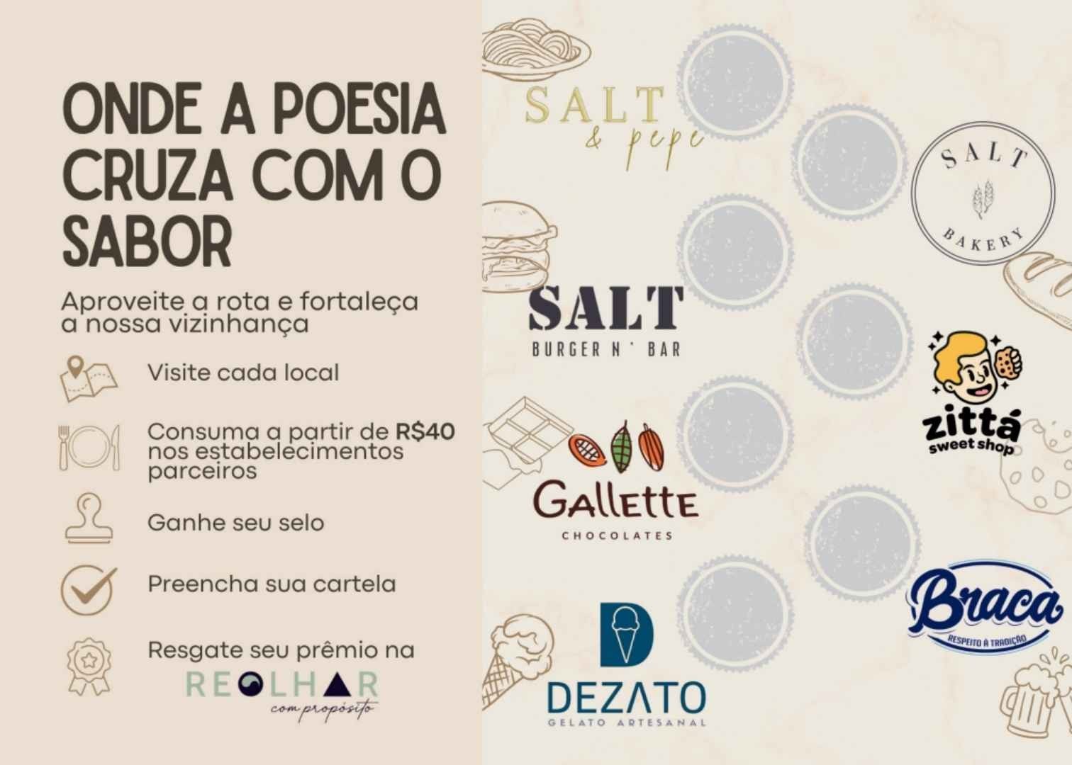 campanha de dia do vizinho na ZN com passaporte gastronômico