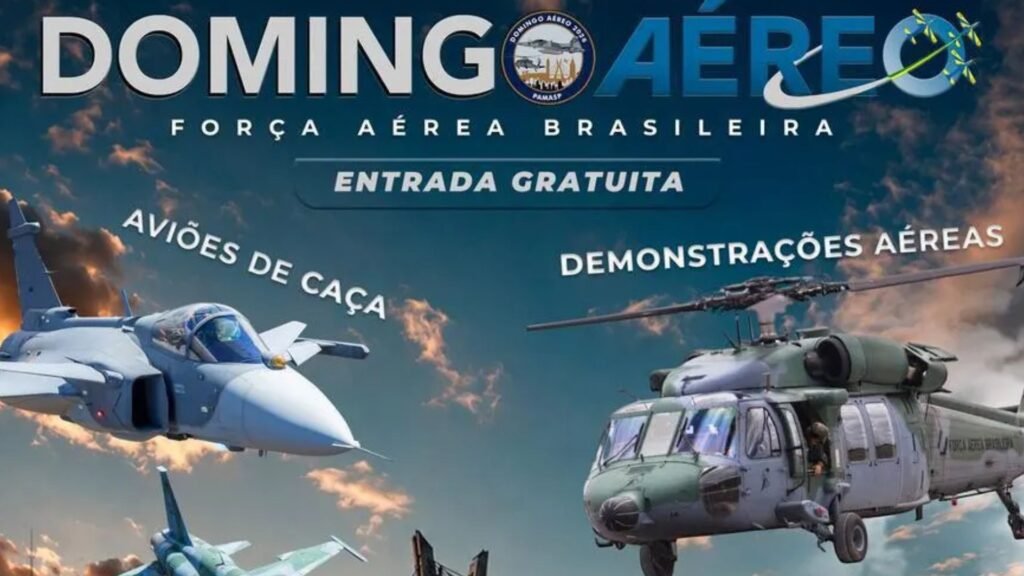 Domingo Aéreo 2026 no Campo de Marte terá ação com o artista Mena